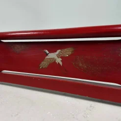 Discount Pamono Antique Japanese Lacquered Crane Kimono Hanger Stand