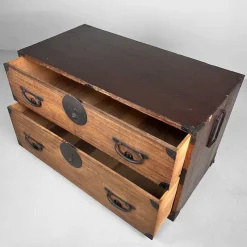 Pamono Antique Japanese Meiji Tansu Chest of Drawers, 1900s><noscript><img width=