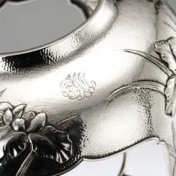 Pamono Antique Japanese Solid Silver Tea and Coffee Set by Samurai Shokai, 1900s, Set of 9><noscript><img width=