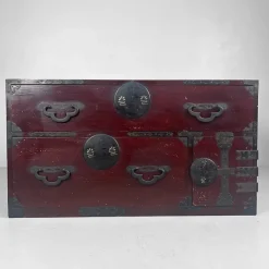 Hot Pamono Antique Japanese Tansu Chest of Drawers, 1900s