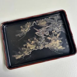 Hot Pamono Antique Japanese Tray, 1890s