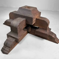 Outlet Pamono Antique Japanese Wooden Pedestal, 1890s