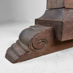 Outlet Pamono Antique Japanese Wooden Pedestal, 1890s