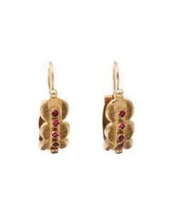 Pamono Antique Lighter Poissardes Earrings, Set of 2><noscript><img width=