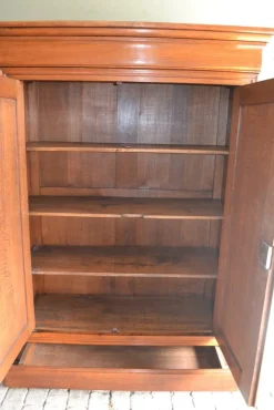 Best Pamono Antique Louis Philippe Oak Maiden Wardrobe