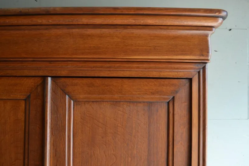 Best Pamono Antique Louis Philippe Oak Maiden Wardrobe
