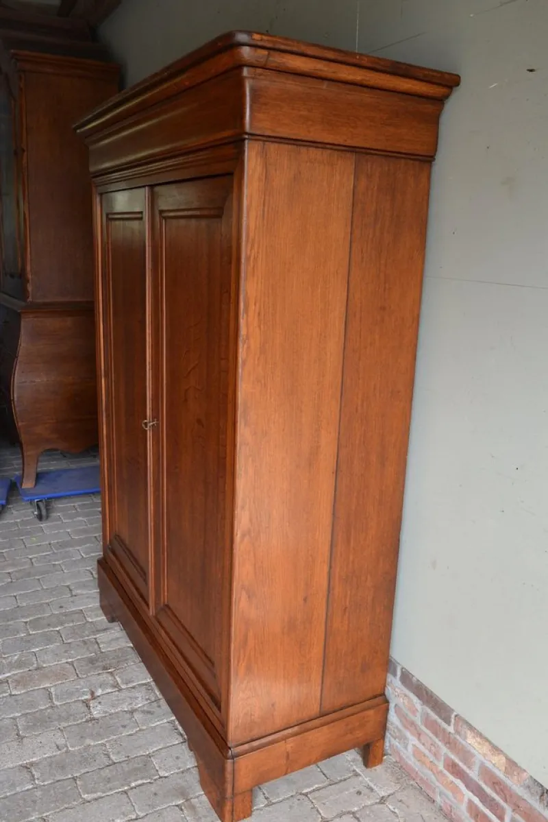 Best Pamono Antique Louis Philippe Oak Maiden Wardrobe