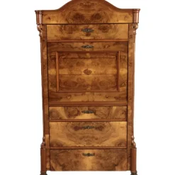 Discount Pamono Antique Louis Phillipe Secretary in Walnut, 1860