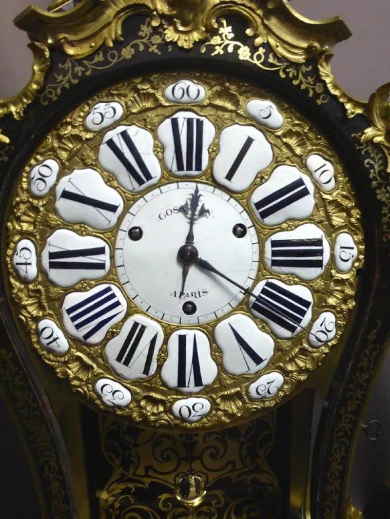 Pamono Antique Louis XV Grand Cartel Clock by Gosselin> Clocks