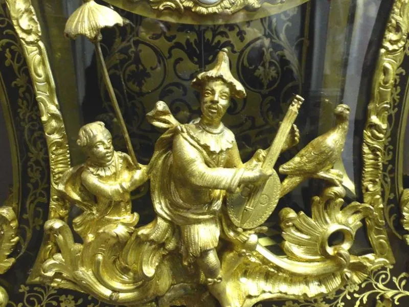 Pamono Antique Louis XV Grand Cartel Clock by Gosselin> Clocks