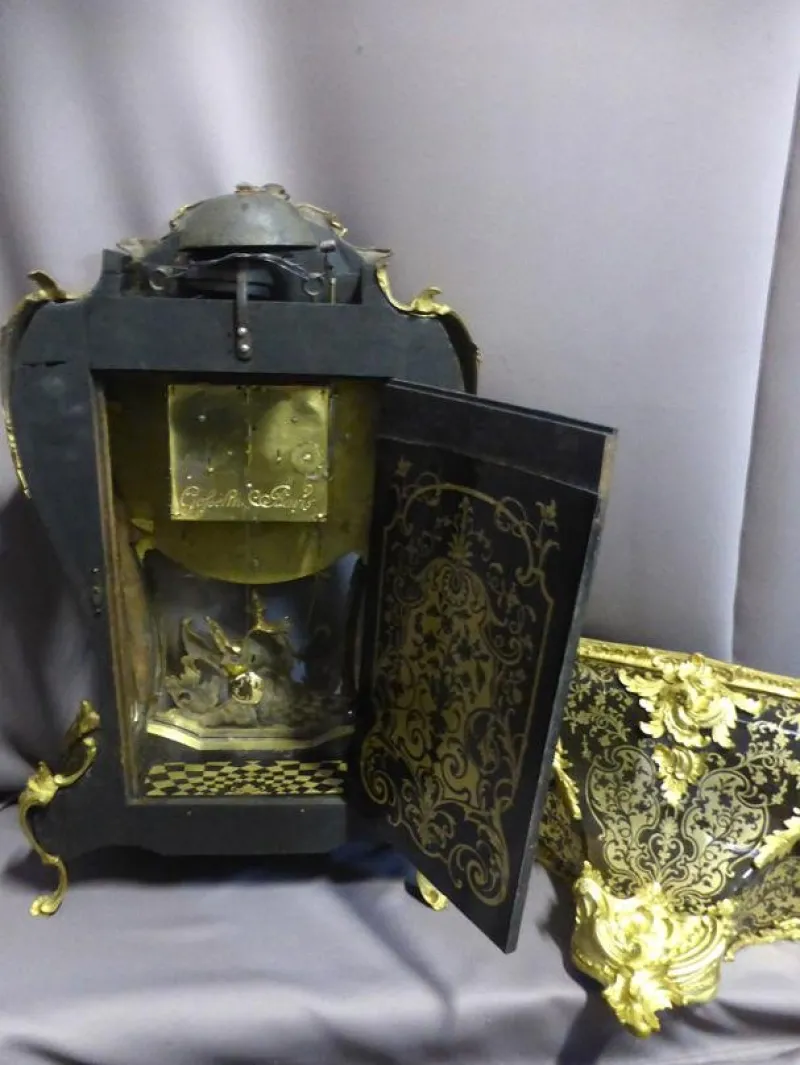 Pamono Antique Louis XV Grand Cartel Clock by Gosselin> Clocks