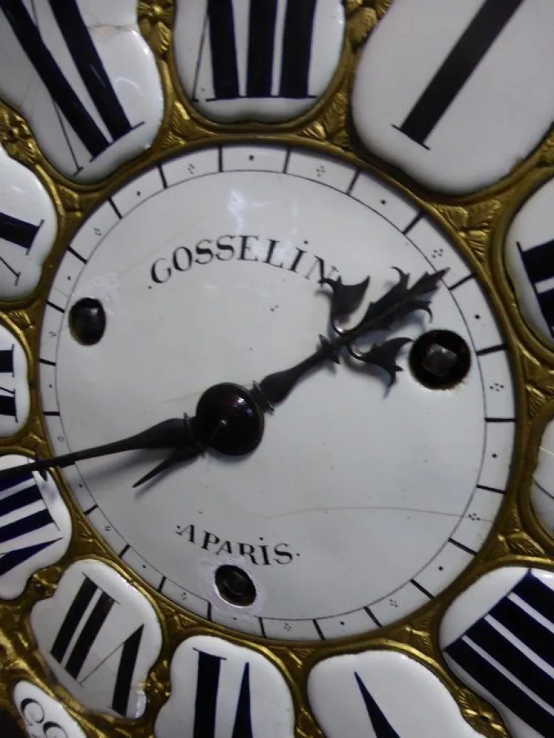 Pamono Antique Louis XV Grand Cartel Clock by Gosselin> Clocks