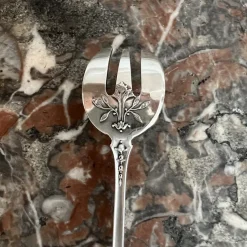 Online Pamono Antique Louis XV Style Oyster Forks in Silver, 1890s, Set of 12