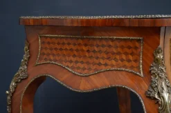 Pamono Antique Louis XV Style Rosewood & Kingwood Dressing Table><noscript><img width=