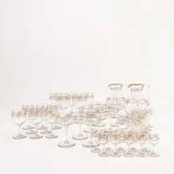 Sale Pamono Antique Louis XVI Style 43-Piece French Baccarat Glassware Set, Set of 43