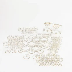 Sale Pamono Antique Louis XVI Style 43-Piece French Baccarat Glassware Set, Set of 43