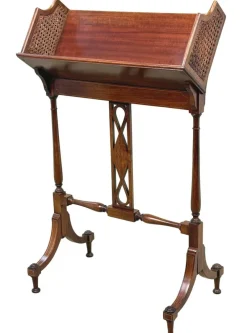 Clearance Pamono Antique Mahogany Bookstand, 1900