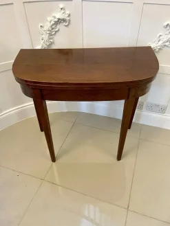Pamono Antique Mahogany Card Table