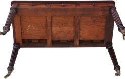 Pamono Antique Mahogany 3-Drawer Desk or Dressing Table, 1830s><noscript><img width=