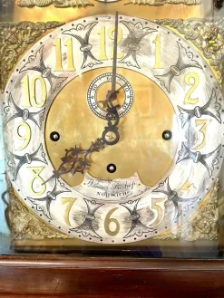 Pamono Antique Mahogany Eight Day Grandfather Clock><noscript><img width=