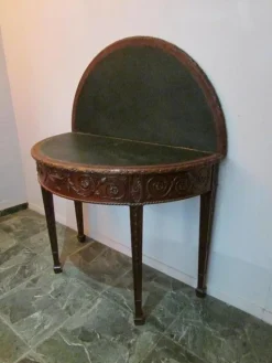 Clearance Pamono Antique Mahogany Foldable Wall Table in the style of Hepplewhite, 19th Century