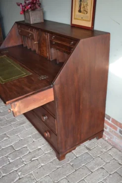 Pamono Antique Mahogany Secretaire, 1860