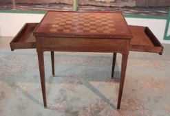 Discount Pamono Antique Mahogany Veneer Game Table