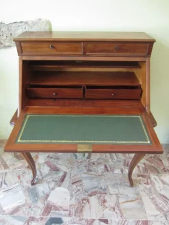 Pamono Antique Mahogany Writers Desk><noscript><img width=