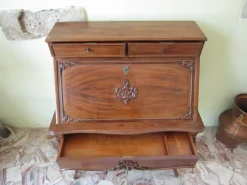 Pamono Antique Mahogany Writers Desk><noscript><img width=