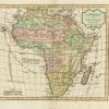 Pamono Antique Map of Africa by Delamarche, 1806> Wall Decor