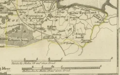 New Pamono Antique Map of Leeuwarden and Dokkum by Von Reilly, 1791