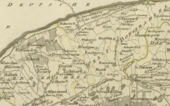 New Pamono Antique Map of Leeuwarden and Dokkum by Von Reilly, 1791