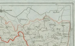 Pamono Antique Map of Sneek and Surroundings by Von Reilly, 1791><noscript><img width=