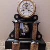 Pamono Antique Marble Clock from Barbaste Paris> Clocks
