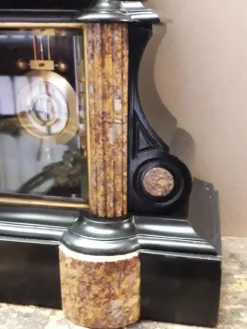 Pamono Antique Marble Clock from Barbaste Paris><noscript><img width=