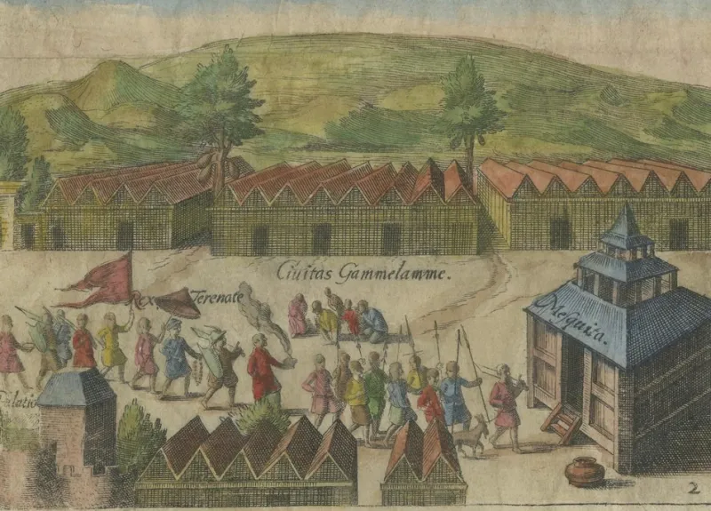 Pamono Antique Mauritius Map, 1610> Wall Decor