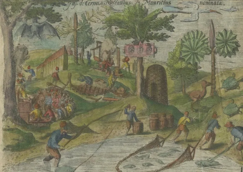 Pamono Antique Mauritius Map, 1610> Wall Decor