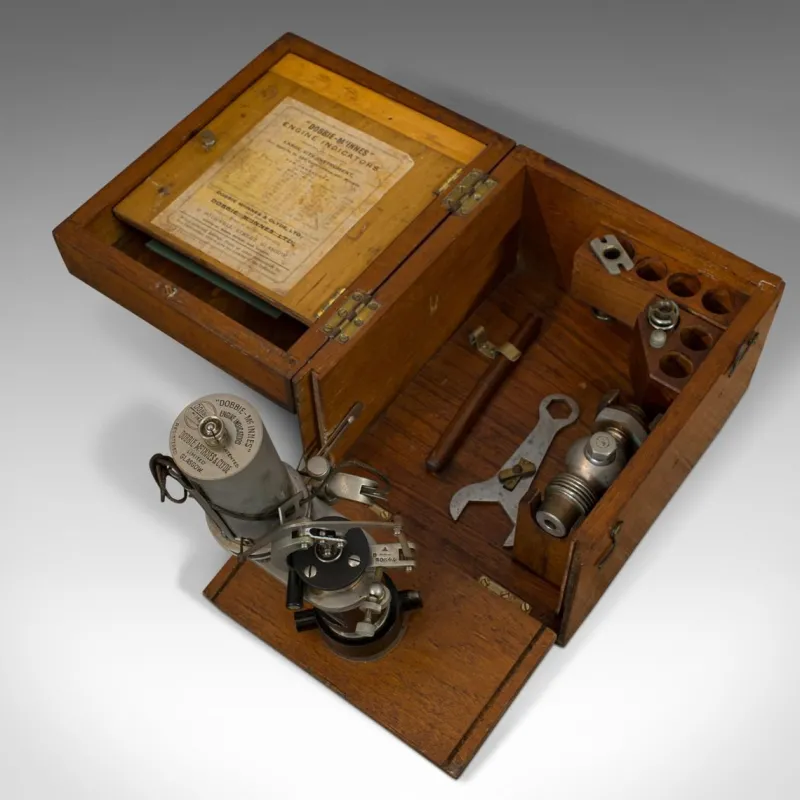 Hot Pamono Antique Mechanical Engine Indicator from Dobbie Mcinnes, 1920s