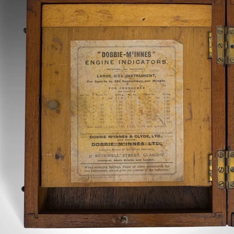 Hot Pamono Antique Mechanical Engine Indicator from Dobbie Mcinnes, 1920s