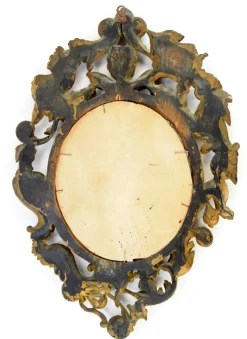 Sale Pamono Antique Mirror with Cherub and Pomegranates, 1750s