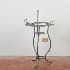 Pamono Antique Mirror with Sink on Iron Stand><noscript><img width=
