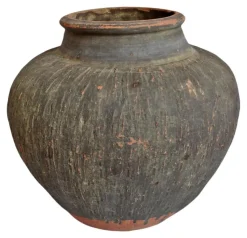 Outlet Pamono Antique Mongolian Ceramic Village Pot