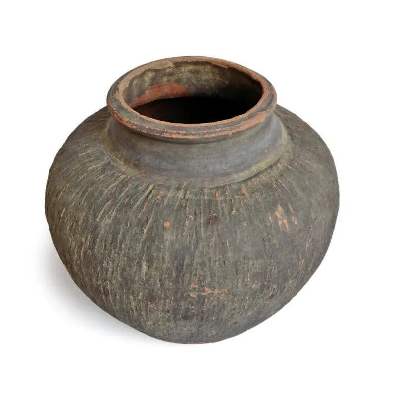 Outlet Pamono Antique Mongolian Ceramic Village Pot