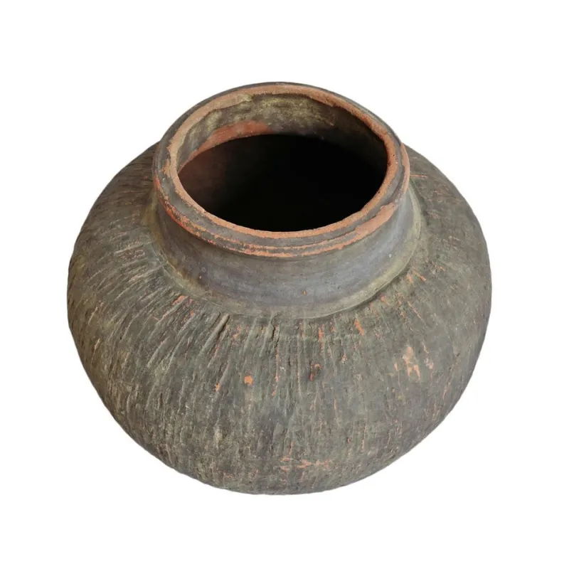Outlet Pamono Antique Mongolian Ceramic Village Pot