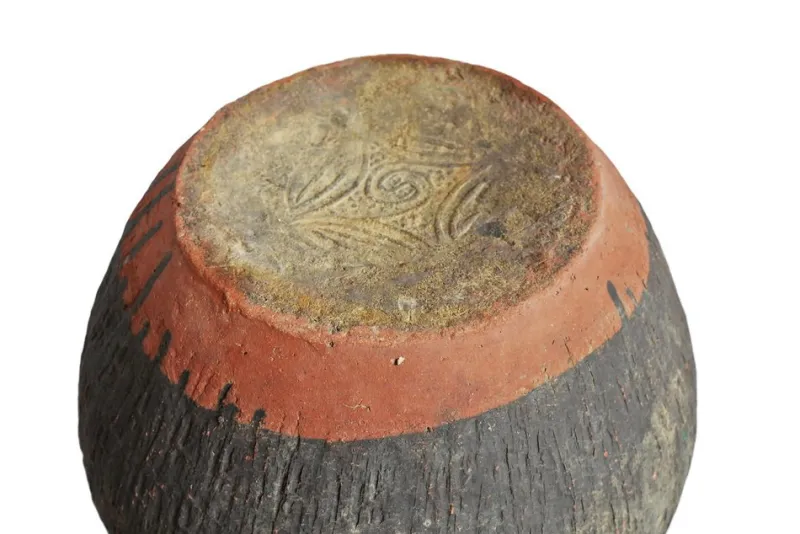 Outlet Pamono Antique Mongolian Ceramic Village Pot