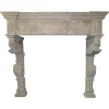 Pamono Antique Monumental Renaissance Fireplace Mantel in Stone> Fireplaces And Mantels