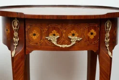Pamono Antique Napoleon III Bedside Tables in Exotic Fine Woods, France, 19th Century, Set of 2><noscript><img width=