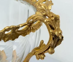 Sale Pamono Antique Napoleon III Gilt Bronze and Crystal Centerpiece, France, Early 19th Century
