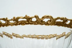 Sale Pamono Antique Napoleon III Gilt Bronze and Crystal Centerpiece, France, Early 19th Century
