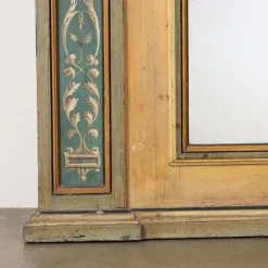 Hot Pamono Antique Neoclassical Painted Poplar Fireplace, Italy, 1700s